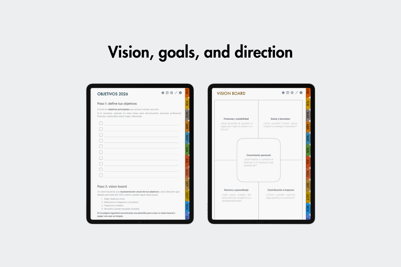 2026 Planner - Space theme (Monday Start)